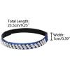 imageAllegra K Womens Rhinestone Detachable Elastic Band Ankle Shoe Straps for HeelsBluesilver