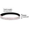 imageAllegra K Womens Rhinestone Detachable Elastic Band Ankle Shoe Straps for HeelsPinksilver