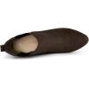 imageAllegra K Womens Round Toe Chunky High Heels Ankle Chelsea BootsCoffee