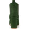 imageAllegra K Womens Round Toe Chunky High Heels Ankle Chelsea BootsGreen