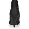 imageAllegra K Womens Stiletto Heel Pointed Toe Chelsea BootiesBlack