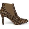 imageAllegra K Womens Stiletto Heel Pointed Toe Chelsea BootiesBrown