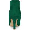 imageAllegra K Womens Stiletto Heel Pointed Toe Chelsea BootiesEmerald Green