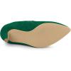 imageAllegra K Womens Stiletto Heel Pointed Toe Chelsea BootiesEmerald Green