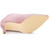 imageAllegra K Womens V Cutout Pointed Toe Heel Ankle BootsPink