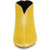 imageAllegra K Womens V Cutout Pointed Toe Heel Ankle BootsYellow