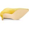imageAllegra K Womens V Cutout Pointed Toe Heel Ankle BootsYellow