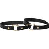 imageAllegra K Womens U Shape Shoe Lace Belt Shoe Ankle Detachable Elastic Straps for HeelsGlossy Black