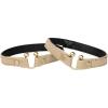 imageAllegra K Womens U Shape Shoe Lace Belt Shoe Ankle Detachable Elastic Straps for HeelsMatte Apricot