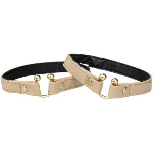 imageAllegra K Womens U Shape Shoe Lace Belt Shoe Ankle Detachable Elastic Straps for HeelsMatte Apricot