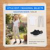 imageAllegra K Womens Clogs Garden Shoes Slip on Sandals Breathable Summer Walking SlippersBlack