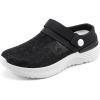 imageAllegra K Womens Clogs Garden Shoes Slip on Sandals Breathable Summer Walking SlippersBlack