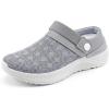 imageAllegra K Womens Clogs Garden Shoes Slip on Sandals Breathable Summer Walking SlippersGrey