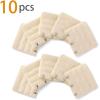 imageAllegra K 3 Hook 3 Row Stretchy Bra Strap Extenders Buckle Hooks Bra Band for WomenBeige