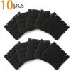 imageAllegra K 3 Hook 3 Row Stretchy Bra Strap Extenders Buckle Hooks Bra Band for WomenBlack