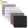 imageAllegra K 3 Hook 3 Row Stretchy Bra Strap Extenders Buckle Hooks Bra Band for WomenDiverse Color