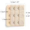 imageAllegra K 3 Hook 3 Row Stretchy Bra Strap Extenders Buckle Hooks Bra Band for WomenFresh Color
