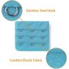 imageAllegra K 3 Hook 3 Row Stretchy Bra Strap Extenders Buckle Hooks Bra Band for WomenMixedcolor