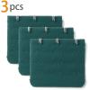 imageAllegra K 3 Hook 3 Row Stretchy Bra Strap Extenders Buckle Hooks Bra Band for WomenPeacock Color