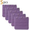 imageAllegra K 3 Hook 3 Row Stretchy Bra Strap Extenders Buckle Hooks Bra Band for WomenPurple