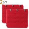 imageAllegra K 3 Hook 3 Row Stretchy Bra Strap Extenders Buckle Hooks Bra Band for WomenRed