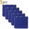 imageAllegra K 3 Hook 3 Row Stretchy Bra Strap Extenders Buckle Hooks Bra Band for WomenRoyal Blue