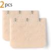 imageAllegra K 3 Hook 3 Row Stretchy Bra Strap Extenders Buckle Hooks Bra Band for WomenSkin Color