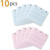 imageAllegra K 3 Hook 3 Row Stretchy Bra Strap Extenders Buckle Hooks Bra Band for WomenSky Bluelight Pink