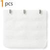 imageAllegra K 3 Hook 3 Row Stretchy Bra Strap Extenders Buckle Hooks Bra Band for WomenWhite