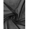 imageAllegra K Casual Short Sleeve Mesh Sheer Shrug for Women Open Front Cropped Cardigan BoleroBlack