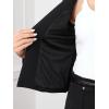 imageAllegra K Collarless Blazer for Womens Business Casual Outfits Open Front Suit JacketsBlack