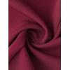imageAllegra K Collarless Blazer for Womens Business Casual Outfits Open Front Suit JacketsBurgundy