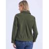 imageAllegra K Corduroy Jacket for Women Casual Long Sleeve Fall Outerwear Button Down Shacket JacketsArmy Green
