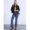 imageAllegra K Corduroy Jacket for Women Casual Long Sleeve Fall Outerwear Button Down Shacket JacketsBlack