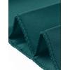 imageAllegra K Dressy Casual Pleated Dress for Womens 34 Sleeves Collared V Neck Empire Waist Belted Maxi DressDark Green