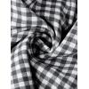 imageAllegra K Gingham 2 Piece Outfits for Womens Summer Beach Plaid Sleeveless Vest and Shorts Matching SetsBlack