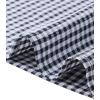 imageAllegra K Gingham Dress for Womens Summer Holiday Short Sleeve Midi Flowy Tie Front Beach DressesBlack Blue