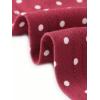 imageAllegra K Polka Dots Dress for Women Tie Shoulder Sleeveless ALine Valentines Day Midi DressesDark Red