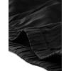imageAllegra K Sheer Bomber Jacket for Womens Zip Up Long Sleeve See Through JacketsBlack