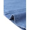 imageAllegra K Sleeveless Denim Dress for Womens Casual ALine Summer Mini Jean Tank DressesLight Blue