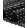 imageAllegra K Striped Shirt Dress for Womens Button Down Short Sleeve Casual Tight Waist Work DressesBlack