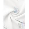 imageAllegra K Summer Floral Dress for Women Tie Waist Chiffon Sleeveless Tank Dresses with LiningWhite