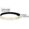 imageAllegra K Womens AntiSlip Elastic Shoe Ankle Straps Detachable Shoe Strap Band for HeelsApricot