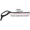 imageAllegra K Womens Detachable Adjustable Shoe Straps Belts Bands for Holding Loose High HeelsMatte Black