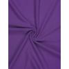 imageAllegra K Womens Half Sleeves Boat Neck Fitted Elbow Length Top Soft TShirtPurple
