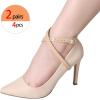 imageAllegra K Womens Heels Shoe Straps with Buckle Detachable Ankle Crossover Replacement Shoe Laces 2 PairsApricot