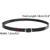 imageAllegra K Womens Heels Shoe Straps with Buckle Detachable Ankle Crossover Replacement Shoe Laces 2 PairsBlack