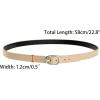 imageAllegra K Womens Heels Shoe Straps with Buckle Detachable Ankle Crossover Replacement Shoe Laces 2 PairsMatte Apricot