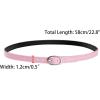 imageAllegra K Womens Heels Shoe Straps with Buckle Detachable Ankle Crossover Replacement Shoe Laces 2 PairsPink
