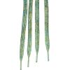 imageAllegra K Womens Metallic Glitter Sparkling Shoe Laces Flat Colorful Shoelaces for Sneakers 1 PairGold  Blue